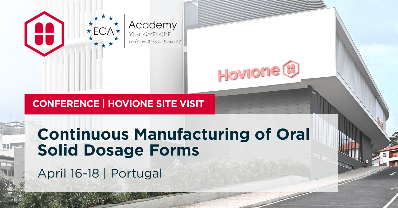 Continuous Manufacturing of Oral Solid Dosage Forms_Hovione