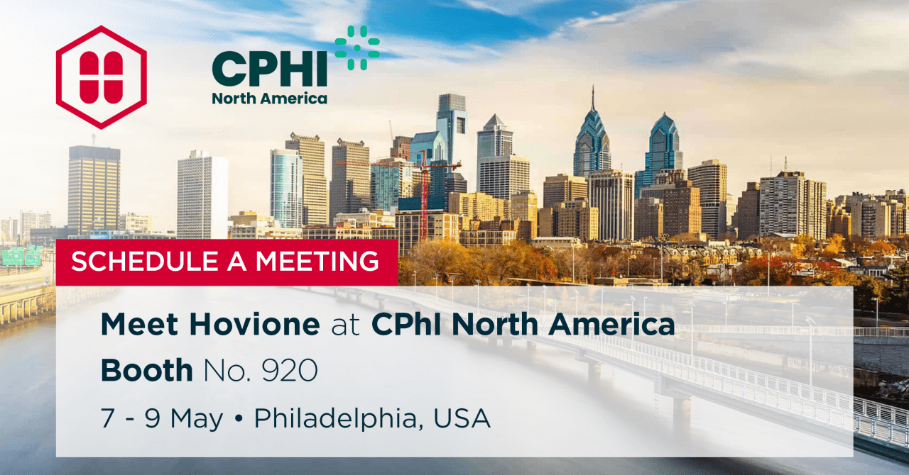 Hovione present at CPHI NA North America 2024 | Hovione