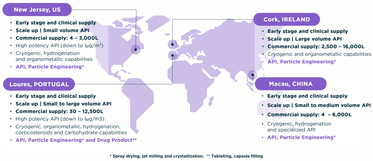 Drug substance global network | Hovione