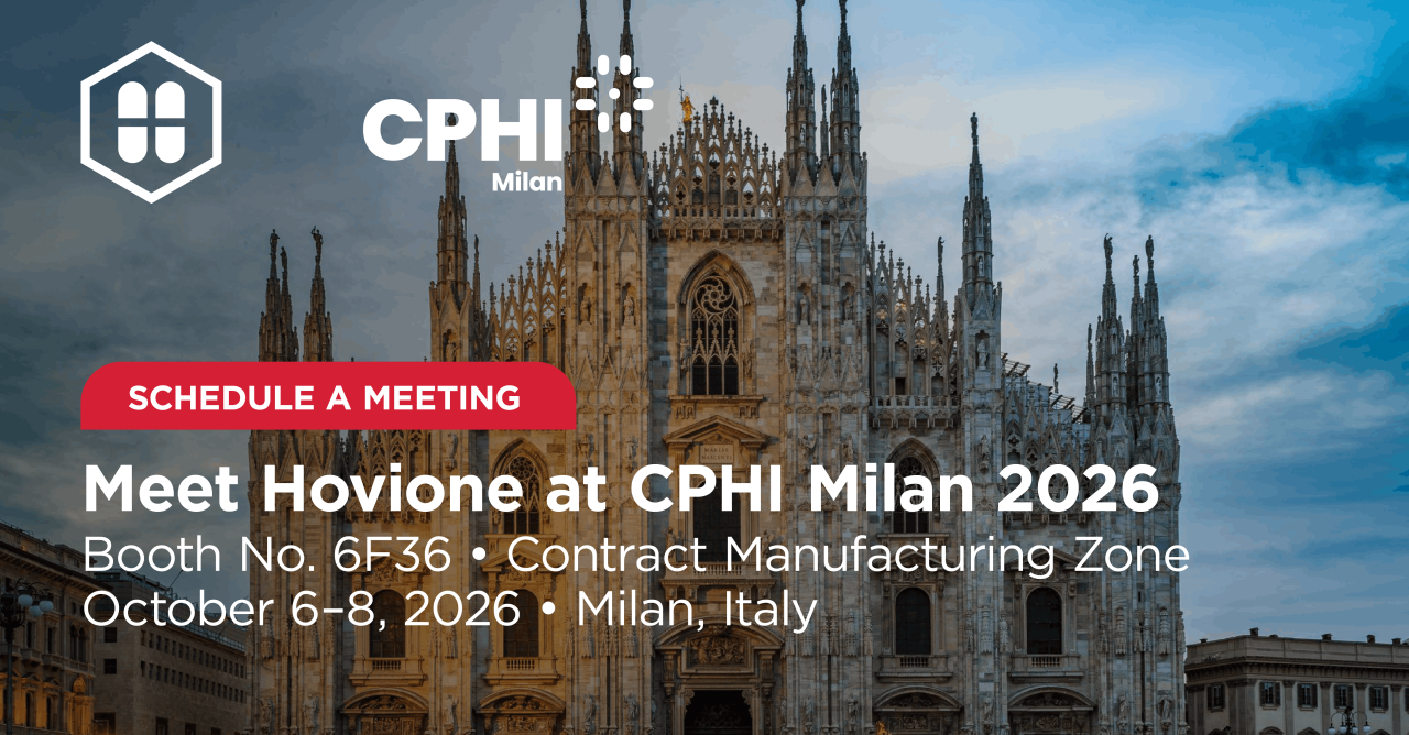 Meet Hovione at CPHI Milan 2026 | Hovione