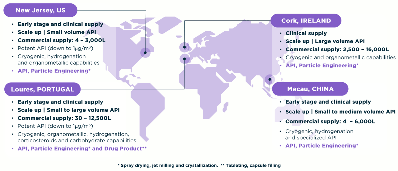 Drug substance global network | Hovione
