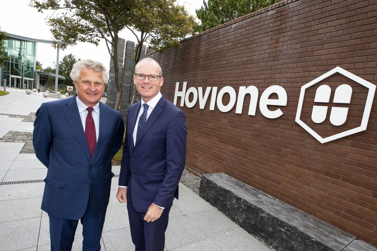 Guy Villax Simon Coveney Manufacturing Plant Ringaskiddy Cork, Ireland | Hovione