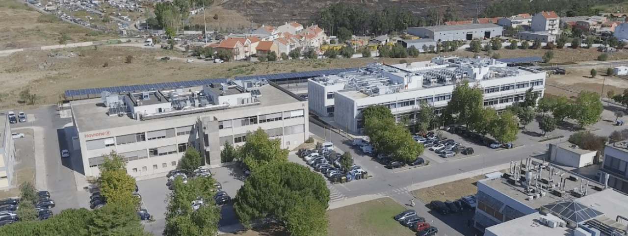 Hovione Lumiar Buildings R and S - aerial view