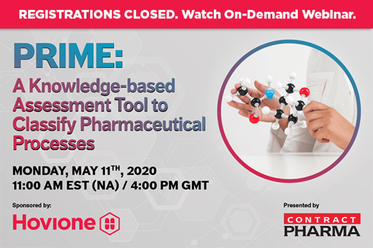 Webinar Drug Substance Pharmaceutical Processes | Hovione